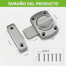Latches & Bolts - Silver - View 6