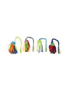1pc Interactive Dog Toy With Rope Handle, Durable TPR Ball, Suitable For Small To Medium Dogs Chewing, Interactive Pet Sniffing Toy Ball, Puzzle Dog Chew Toy Food Foraging Skill Training With Mop Cloth, Autumn Pet Supplies Gift - Multicolor - View 10