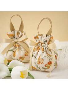 1/5/10pcs/Pack High Quality Gift Packaging Bags, Wedding, Christmas, Birthday Party Small Gift Bags, Drawstring Pouches - Multicolor - View 38