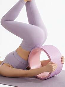 1pc Yoga Wheel Back Roller, Massage Function, Full Body Stretching Tool, Fitness Accessory, Lightweight And Portable, Suitable For Home, Gym And Daily Fitness, Durable, Suitable For All Users Halloween - Multicolor - View 2