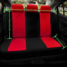 Car Seat Covers Star & Moon Design, All-Season Fabric Full Coverage Seat Covers, Breathable Non-Slip Seat Cushions, Universal For 5-Seater Sedan, SUV, Compact Car - Flat Print - View 8