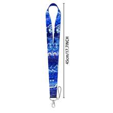 1 Piece Van Gogh Starry Night Print Lanyard With Card Holder, Aesthetic Art ID Badge Holder For Student Office Work, Unique Gift - Multicolor - View 10
