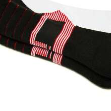 LI-NING Basketball Series Antibacterial Mid-Calf Socks Cushioned Shock Absorbing Socks for Training & Running AWLW037 - 白色/黑色/榮耀紅 - 查看 6