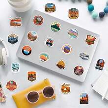 64PCS Utah Stickers Aesthetic Vinyl Stickers High Quality Stickers Decals Scrapbook,Journaling,Laptop,Bumper,Skateboard,Water Bottles,Computer,Phone Stickers Can Bring A Lot Of Fun To Your Life,The Perfect Gift For Adults - U - View 7