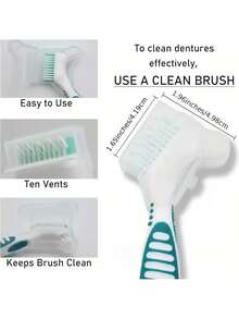 2/1pc Denture Toothbrush Protective Cover | Portable & Practical | With Ventilation Holes, Protects Toothbrush | Keeps Toothbrush Clean & Breathable - Multicolor - View 4