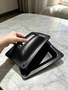 1pc Luxury Style Irregular Tissue Box, Magnetic Flip Lid, Artistic Design, Home Tissue Box, Desktop Decor, Housewarming Gift, Homestay Soft Decoration - View 3