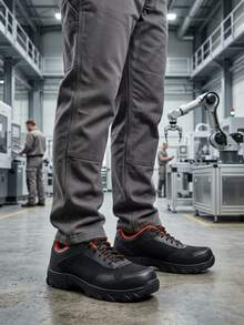Men Work & Utility Shoes - Black - View 3