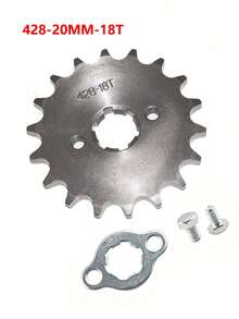 Front Engine 428# 10T 11T 12T 13T 14T 15T 16T 17T 18T 19T Teeth 17mm 20mm Chain Sprocket With Retainer Plate Locker - A - View 8
