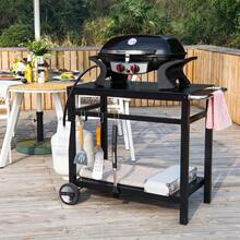 Multipurpose Carts & Push Cabinets - Black Flat Top and Black Frame - View 5