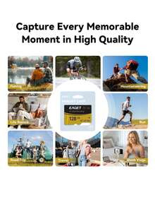 EAGET TF Memory Card A2 U3 V30 4K UHD Recording MicroSD Card, For Action Camera Outdoor Sports Camera, Comes With SD Card Adapter - View 6