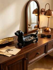 Dachshund Jewelry Storage Tray, Vanity Ring & Watch Organizer, Entryway Key Holder, Bedroom Nightstand Phone & Glasses Storage Box, Multi-Functional Personal Item Organizer, Bathroom Accessories, Squishy, Stocking Fillers, Personalized Gift, Travel Essential, Kitchen Organizer Storage, Birthday Decorations, Christmas - Multicolor - View 2