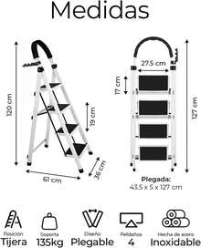 Ladders & Accessories - WHITE - View 3
