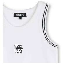 DKNY تيشيرتات للفتيات الشابات - أبيض - مشاهدة 4