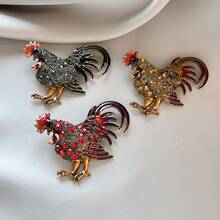 1pc Casual Zinc Alloy Animal Brooch Suitable For Spring Summer Autumn Winter Daily Wear - Multicolor - View 2