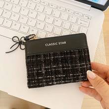 Women's Bow Pendant Multi-Slot Coin Purse Short Wallet - Multicolor - View 6