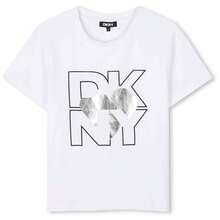 DKNY تيشيرتات طفلة صغيرة - أبيض - مشاهدة 1