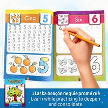 French Language Learning Activity Workbook, 2 Books Set, Letter And Number Tracing Book For Writing Training - Multicolor - View 5