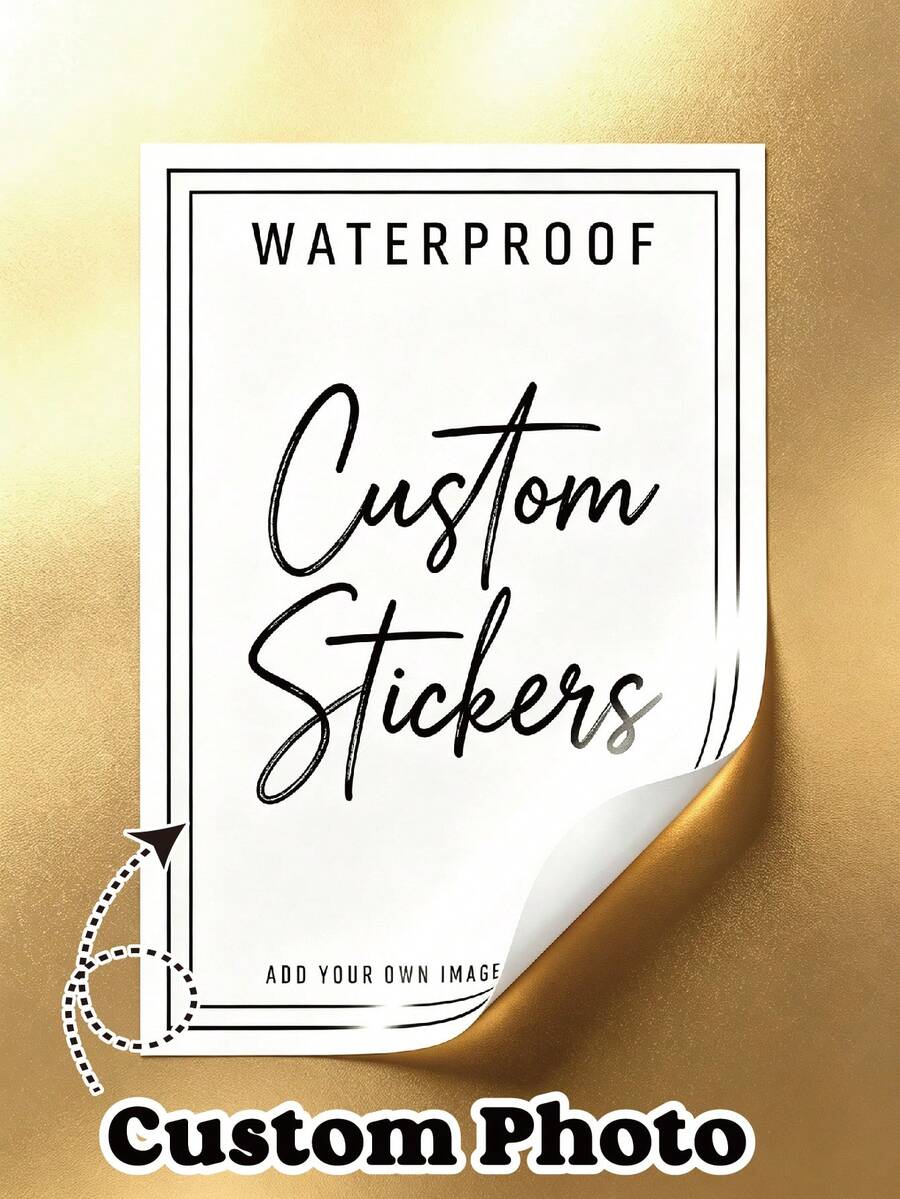 1/32/72/104pcs Custom Printed Rectangle Labels For Bottle, Personalized Waterproof Rectangular Stickers, Customized Printed Rectangle Label For Candles, Jars, Packaging Seals, Product Labels, Rectangle Sticker For Business Logo - Multicolor - View 1