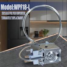 WPF-18 Refrigerator Thermostat, Used For Freezer Temperature Control, Commercial Refrigeration Equipment Thermostat Replacement, - Silver - View 5