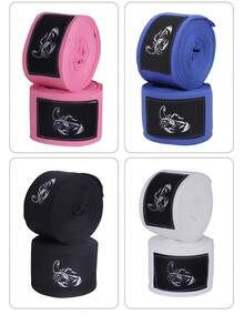 2 st 5 m handlindor för boxning, fotlindor, bandage, Muay Thai handlindor, Sanda-bandage, Taekwondo sport-handlindor - Multifärgad - Visa 6
