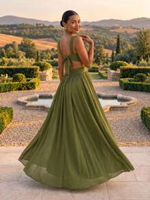 Cross-Over Dress For Graduates And Bridesmaids. - 查看 2