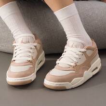 Nike Jordan Air Jordan 4 時尚舒適防滑耐磨低筒復古籃球鞋 女款 - 棕色 - 查看 2