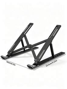Laptop Stand, Ergonomic 8-Level Adjustable Height Riser, Foldable Portable Design, Elevates Screen To Eye Level For Comfortable Viewing Experience, Open Ventilation Structure With Anti-Slip Pads, Perfect For - A - View 14