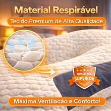 Travesseiro Ortopédico Cervical Ergonômico, Fino, Suporte para Coluna e Pescoço, Algodão Respirável, Antiácaro, Melhora a Postura **** - Cor aleatoria - Visão 6