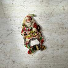 1pc Creative Cute Christmas Atmosphere Pattern Snowman Santa Claus Bell Shaped Dual-Use Bottle Opener Fridge Magnet, Suitable For Home Decor, Refrigerator, Bottle Opening, Christmas Holiday Gift Magnetic Sticker - Christmas Dual-use Fridge Magnet - View 9
