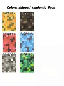 Portable Notebook Student Prize Pixel Game Spiral Coil Loose-Leaf Notepad - Multicolor - View 5