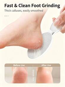 Glass Foot File, Dead Skin & Callus Removal Tool, Heel Scrubbing Board, Foot Care Tool, Foot Rasp, Foot Stone - Multicolor - View 3