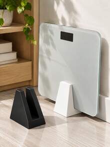2pcs Multifunctional Electronic Scale Storage Rack, Vertical Storage Shelf For Body Scales, Slot-Style Gap Space-Saving Storage Rack, File Stacking Holder, Bathroom Kitchen Living Room Closet Narrow Space Storage, Home Gap Storage Rack, Office File Storage Organizer, Dorm Rental Room Hotel Universal Storage, Small Space Vertical Storage Holder, Home Storage Organizer, New Year Valentine's Day Mother's Day Father's Day Graduation Season Teacher's Day Christmas Birthday Housewarming Gift, Practical Home Storage Gift - Multicolor - View 2