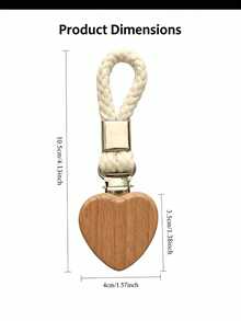 1/2pcs Wooden Heart-Shaped Towel Clips, Kitchen Tea Towel Rack, Dish Cloth Hanging Holder, Bathroom Hand Towel Rack, Non-Slip Instant Hanging Ring - A - View 3