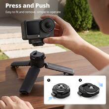 Ambitful UA01/UA02 Giá đỡ nhựa tháo nhanh, adapter vít 1/4", đế tháo nhanh cho camera hành trình dùng với chân máy, gậy selfie và phụ kiện nhiếp ảnh - Xem 3