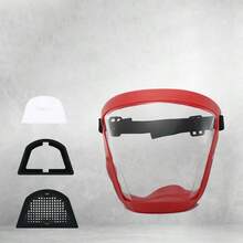 Full Face Transparent Protective Shield, Adjustable Buckle, Unisex Full Coverage Transparent Cycling Windproof Dustproof Face Mask, Windproof Welding Use - Multiple Styles - View 13