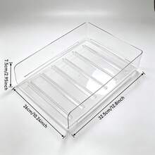 1 Set Clear PET Desktop File Organizer Set, Stackable Paper Document Tray & Upright Book File Sorter Combo, Transparent Desk Storage Holder For Papers, Books, Office Desk Supplies - Sets - View 4