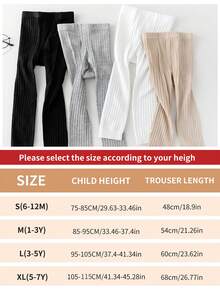 4 PCS Girls Basic Stirrup Tights, Skin‑Friendly Breathable Kids Pantyhose, Elastic Toddler Stockings For Spring Autumn - Multicolor - View 2