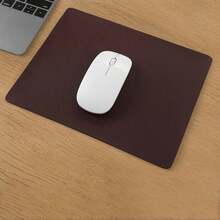 1pc Solid Color Leather Mouse Pad, Minimalist Fashion Business Office Mouse Pad, Computer Office Mouse Pad Anti-Slip Desk Mat, Multi-Color Wrist Rest Desk Pad - View 11