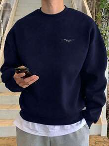 Impala Men Sweatshirts - Navy Blue - View 1