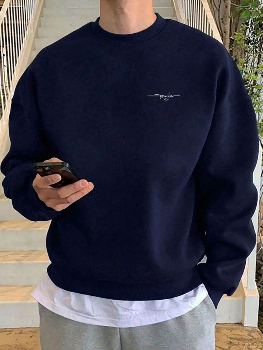 Impala Men Sweatshirts - Navy Blue - View 1
