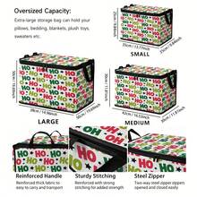 1pc Large Capacity Star-Shaped Lid Storage Box, Foldable Organizer Bin, Suitable For Blankets And Quilts, Equipped With Durable Zipper, Perfect Holiday Home Gift, Can Be Used For Underbed Storage. With Lid Organizer Bin, With Lid Storage Box, Extra Large Quilt Organizer Bin, With Lid Storage Box, Storage Box, With Lid Storage Box, Storage Cabinet, Medicine Storage Box, Box-Style Storage, Storage Bin, Cabinet - Multicolor - View 2