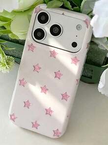1 Buah Casing Ponsel Jelly Lembut Aurora Warna Permen Bintang Lucu Kompatibel Dengan iPhone 17 Pro Max 17 Pro 17 16 Pro Max 16 Pro 16 15 Pro Max 15 Pro Max 15 Pro 15 14 Pro Max 14 Pro 14 13 Pro Max 13 Pro 13 12 Pro Max 12 Pro 11 Casing Lembut Mengkilap Hadiah - Baby Pink - View 3