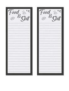 1pc Rectangular Magnetic Refrigerator Message Board, Minimalist & Personalized, Tear-Off & Writeable, Business Memo Notepad - Multicolor - View 9