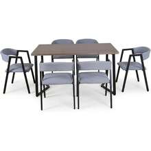 Dining Table & Chair Sets - Grey - View 5