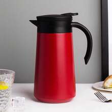 1pc 800ML/27oz Stainless Steel Coffee Pot, Home Office Tea Infuser, Personal Health Pot, Highly Attractive Insulated Tea Kettle - Multicolor - View 12