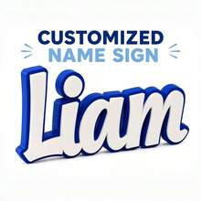 1pc Customized 3D Printed Name Sign - Personalize Your Name, Fashionable Unique Design, Perfect For Home Decor, Birthday, Holiday, Graduation, Housewarming, Special Occasions - Multicolor - View 5