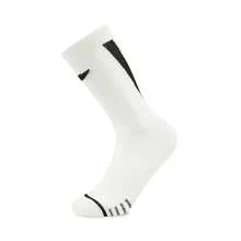 LI-NING CBA Professional Basketball Crew Socks Breathable, Sweat-Wicking,Men's Mid-Calf Athletic Socks AWLW035 - White - View 3