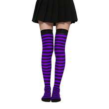 1 đôi tất thiết yếu cho lễ Halloween - Phối màu đỏ và đen cổ điển, kết hợp không khí lễ hội Halloween và Giáng sinh - Đỏ - Xem 9