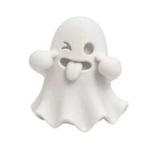 Cute & Playful Ghost Figurine Ornament, Creative Halloween Decor, Cozy Mini Statue, Suitable For Home, Office And Desktop Decoration, Also A Great Holiday Gift - A - View 3