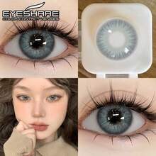 عدسات Eyeshare الأكثر مبيعًا، زوج واحد من عدسات لاصقة بلون طبيعي للعيون، عدسات خضراء ناعمة للعين - أخضر - مشاهدة 8